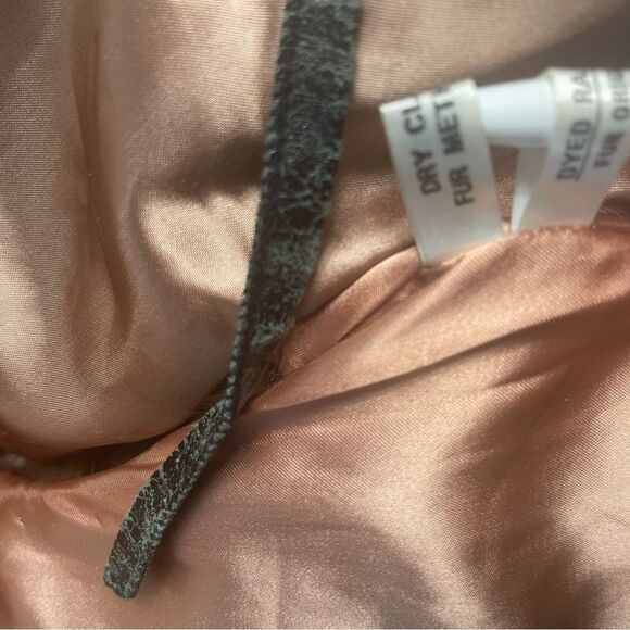 PATCHWORK RABBIT FUR VEST shades of Brown & Leopard print MADE IN HONG KONG SZM - Picture 11 of 16